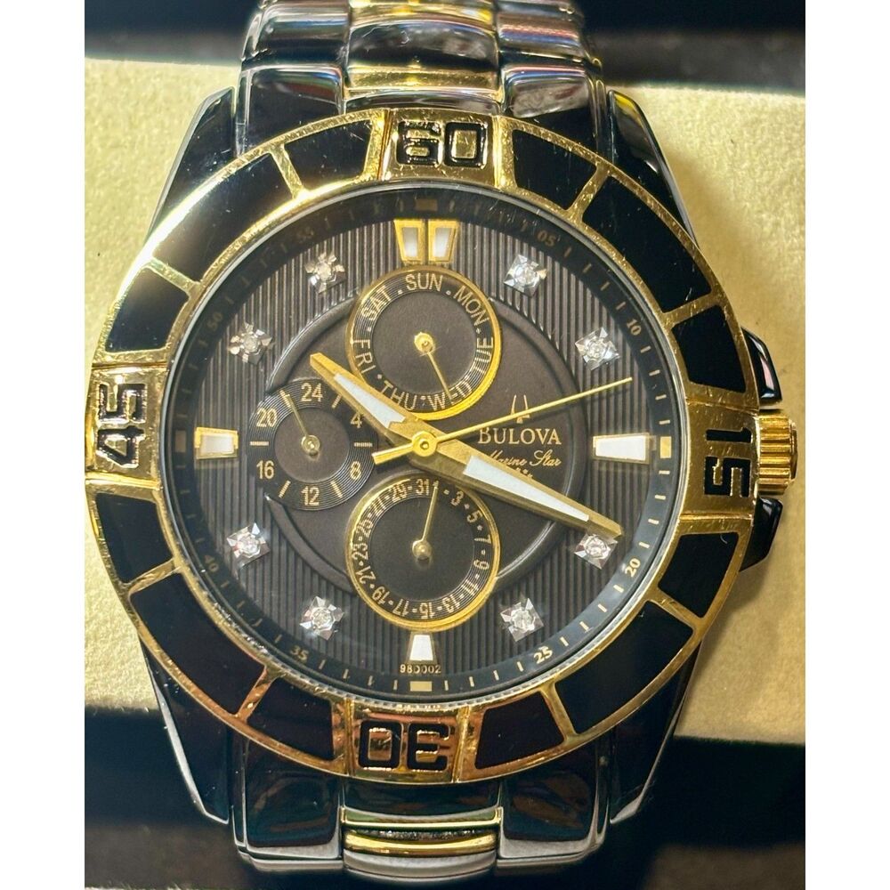 Bulova Marine Star 98D002 (C937432) Men's Watch – Fresh Battery